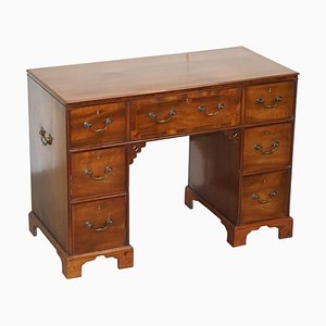 Georgian Regency Military Campaign Desk with Large Map Drawer