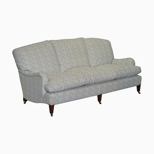Feather Filled & Feather Cushion Ticking Sofa from Howard & Sons
