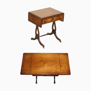 Extendable Light Walnut Side Table from Bevan Funnell