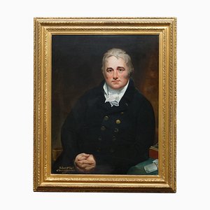 Sir William Beechey, Peinture à l'Huile de Robert 4e Comte de Buckinghamshire, 1814