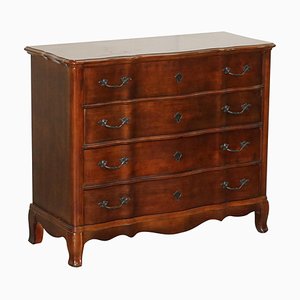 Serpentine Fronted American Hardwood Chest of Drawers from Ralph Lauren
