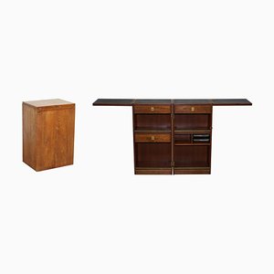 Mueble bar danés vintage de teca de Reno Wahl para Dyrlund