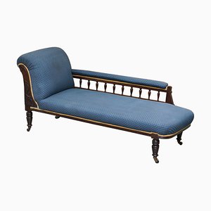 Early Victorian Carved Chaise Lounge