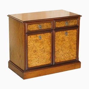 Enfilade en Noyer avec Deux Tiroirs et Base de Placard