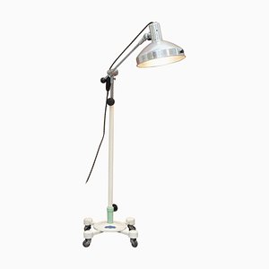 Industrielle Mid-Century Stehlampe mit Gelenk