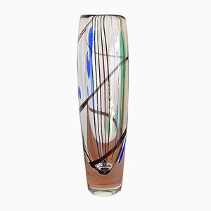 Vase Abstracta Scandinave en Verre par Vicke Lindstrand pour Kosta, 1960s