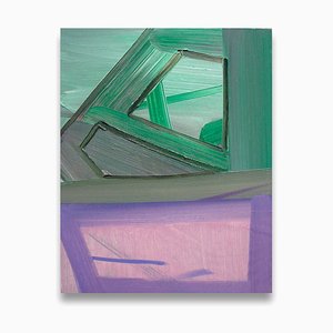 Purple Lush, Abstraktes Gemälde, 2010