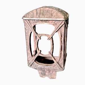 Patinated Solid Bronze Lantern