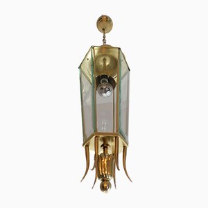 Lantern-Shaped Pendant from Lumen Milano, 1940s