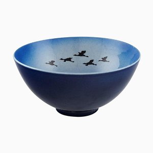 Bowl with Birds by Sven Wejsfelt for Gustavsberg Studiohand