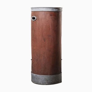 Grand Cylindre de Rangement Industriel Modèle 1259, 1940s
