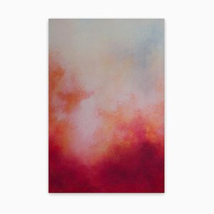 On Fire von innen, Abstraktes Gemälde, 2019