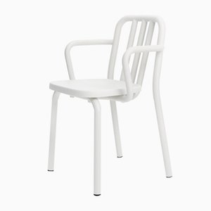 White Tube Armchair by Eugeni Quitllet for Mobles 114