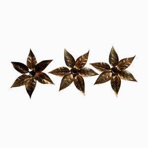 Florentine Floral Wall Sconce by Willy Daro for Massive Lighting