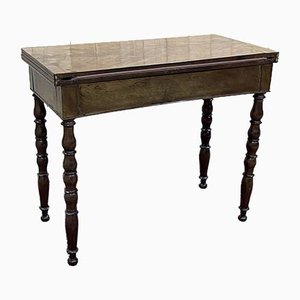 Louis Philippe Game Table in Mahogany, 19th Century