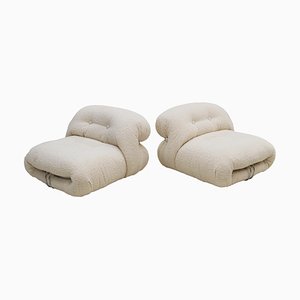 Set of Soriana Armchairs by Tobia Scarpa for Cassina, 1960s