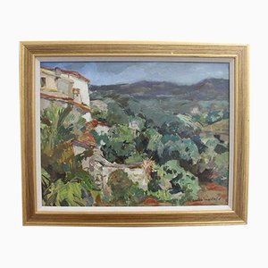 The Valley in Biot Côtes Dazur by Lucien Martial, 1960s