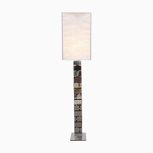 Chrome Floor Lamp by Curtis Jere, 1970s