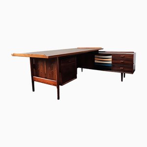 Executive Desk in Rosewood by Arne Vodder for Sibast Møbelfabrik, Denmark, 1950s or 1960s