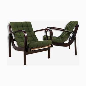 Lounge Chairs by K. Kozelka & A. Kropacek for Interier Praha, 1940s, Set of 2