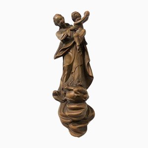 Scultura religiosa raffigurante Maria con bambino