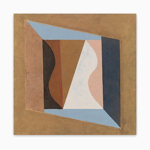 Cross Flow II, pintura abstracta de Jeremy Annear, 2018