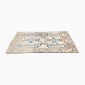 Tappeto Oushak antico in lana beige, Turchia