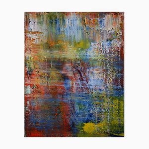 Pintura estadounidense de Harry James Moody, Abstract N ° 491, 2020