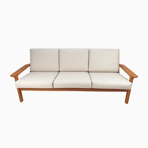 3-Sitzer Sofa aus Teak von Juul Kristensen für Glostrup, 1970er