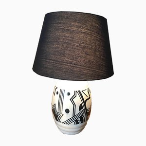 Lampe Art Déco en Céramique