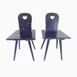 Set of Kitchen Chairs, 1900s