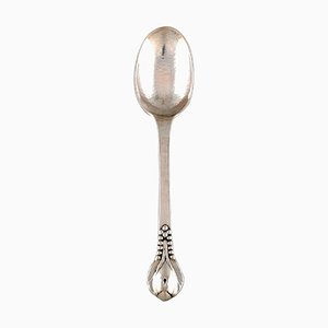 Antique Number 3 Dessert Spoon in Silver 830 from Evald Nielsen, 1920s