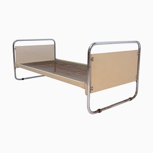 Cama de acero tubular de Slezák, Czechoslovakia, años 30