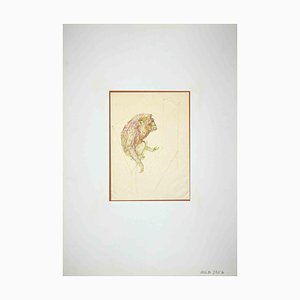 Leo Guida, Monkey, Drawing, 1970s