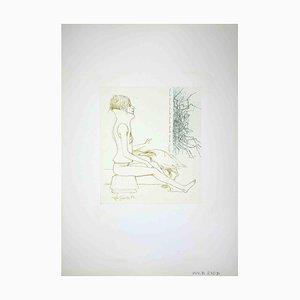 Leo Guide, Woman, Drawing, 1972