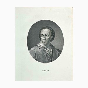 James Neagle, Portrait of A. R. Mengs, Etching, 1810