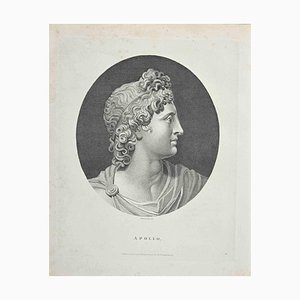 Anker Smith, Portrait of God Apollo, Grabado, 1810