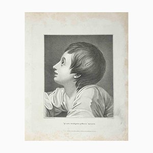 Thomas Holloway, Portrait of a Boy, Grabado, 1810