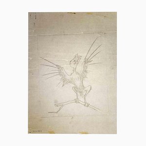 Leo Guida, The Bird, Drawing, 1970s
