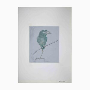 Leo Guida, Bird, Drawing, 1970