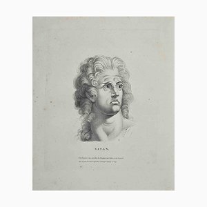 Heinrich Fuseli, Portrait de Satan, Gravure, 1810