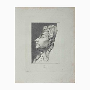 Heinrich Fuseli, Portrait of S. John, Etching, 1810