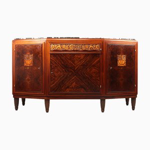 Art Deco Sideboard aus Amboyna und Palisander, Paris, 1925er