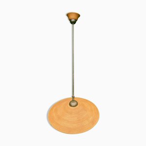 Lampe à Suspension Pencil en Rotin et Bambou