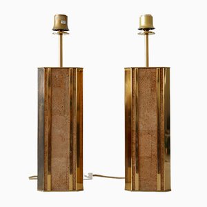 Mid-Century Monumental Table Lamps from Vereinigte Werkstätten, Germany, Set of 2