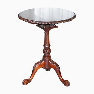 18th Century Style Tripod Tilt-Top Table with Claw & Ball Feet