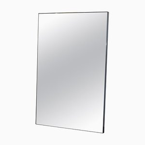 Large Chrome Framed Mirror with Backlight