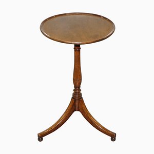 Table d'Appoint Trépied George IV en Bois Dur, 1820s