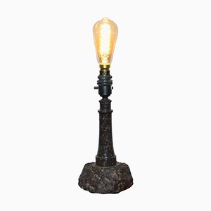 Lampada da tavolo Lighthouse vintage in marmo della Cornovaglia
