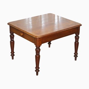 North Australian 4-Person Dining Table with 2 Large Drawers in Cedar Wood